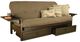 Kodiak Furniture Alamosa Linen Stone/Graystone Full Storage Futon with Mattress-0