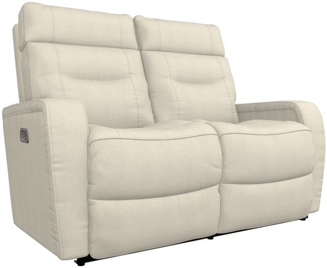 La-Z-Boy® Baron Natural Power Wall Reclining Loveseat with Headrest-0