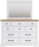 Benchcraft® Ashbryn Natural/White Dresser and Mirror-2