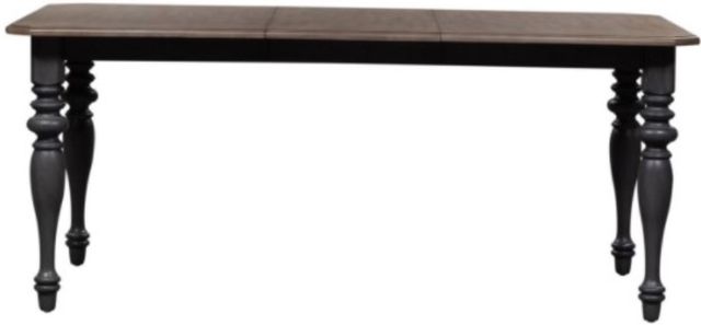 Liberty Furniture Ocean Isle Slate Dining Table with Weathered Pine Top-1