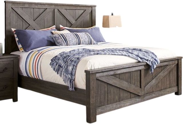 American Wholesale Furniture Denver 3-Piece Dark Brown Queen Bedroom Set-2