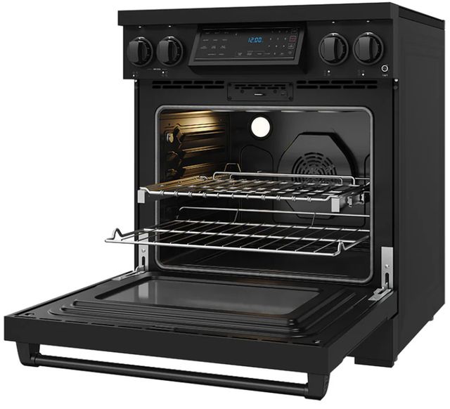 Thor Kitchen® Gordon Ramsay Collection 30" Black Pro Style Induction Range with Tilt Panel Touch Control-4