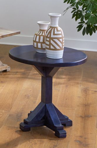 Mavin Customizable Barley Round End Table-1