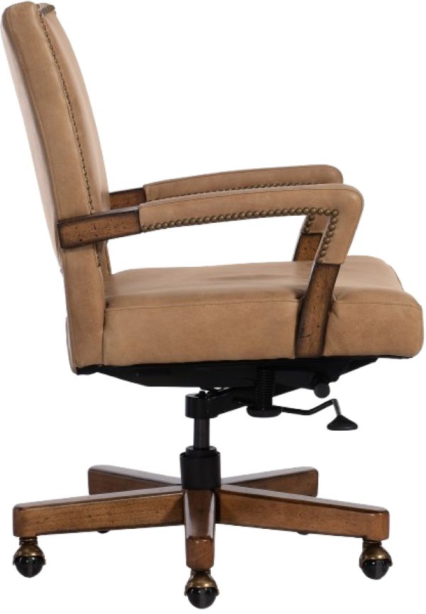 Hooker® Furniture EC Chace Venerando Latte Executive Swivel Tilt Chair-1
