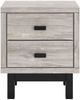 Signature Design by Ashley® Vessalli Light Gray Nightstand-1