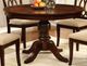 Furniture of America® Carlisle 5-Piece Cherry Round Dining Table Set-2