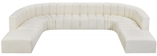 Meridian Furniture Arc 10-Piece Cream U-Shape Sectional-1