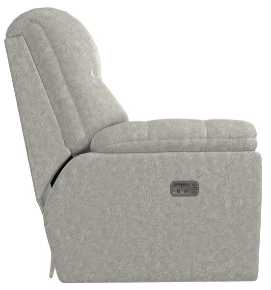 La-Z-Boy® Morrison Dove Power Reclining Loveseat with Console and Headrest-2