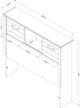 South Shore Ulysses Bilberry Twin Youth Bookcase Headboard-2