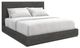 Caracole® The Boutique Black King Upholstered Panel Bed-0