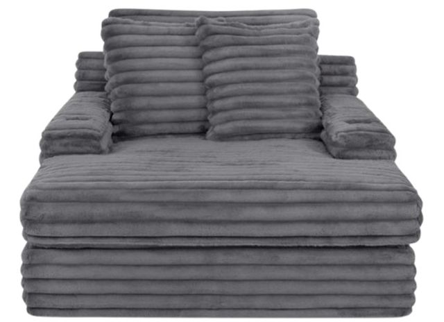 Franklin™ Bellini Cloud Dark Gray Chaise Lounger-2
