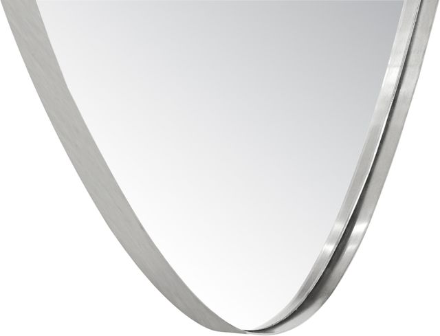Meridian Furniture Finch Brushed Silver 24" Mirror-3