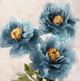 Stylecraft Blue Bloom ll Wall Art-1