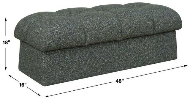 Uttermost® Harlem Lake Blue/Moss Green Bench-4