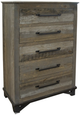International Furniture Direct Loft Brown 4-Piece Brown Queen Bedroom Set-3