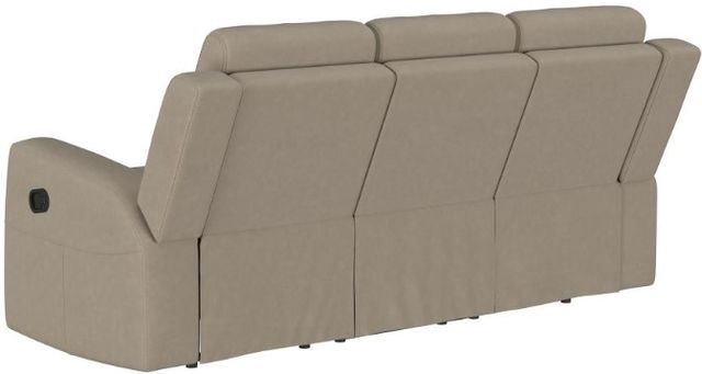 Coaster® Brentwood Taupe Manual Reclining Sofa-3