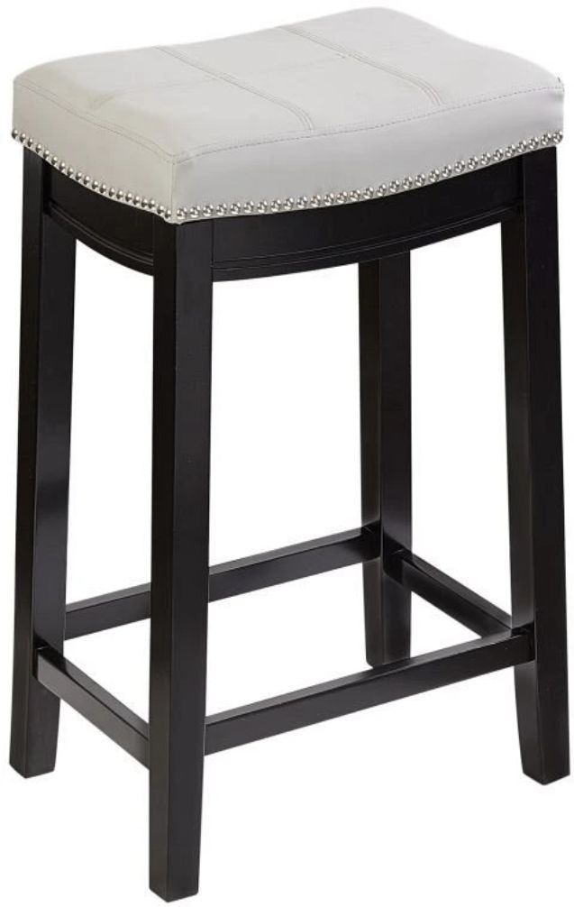 Linon Claridge Black/Gray Counter Stool-0
