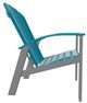 Telescope Casual Newport Aqua/Graphite Polymer Outdoor MGP Adirondack Chair-2