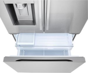 LG 36" 23.7 Cu. Ft. PrintProof™ Stainless Steel Counter Depth MAX™ with Zero Clearance™ French Door Refrigerator