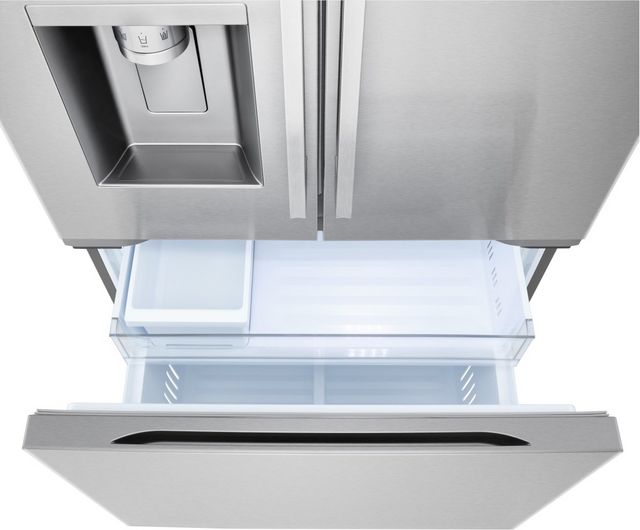 LG 36" 23.7 Cu. Ft. PrintProof™ Stainless Steel Counter Depth MAX™ with Zero Clearance™ French Door Refrigerator-2
