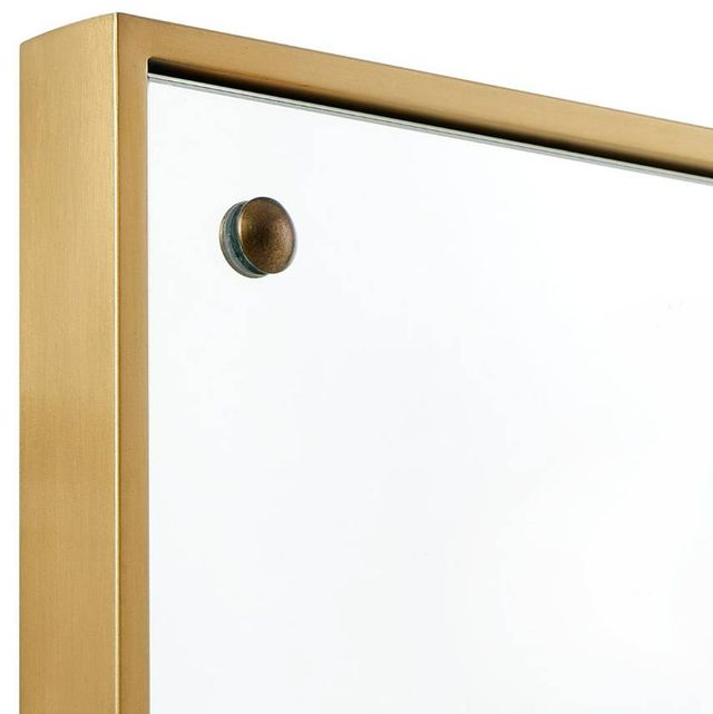 Uttermost® Wrenton Brass Accent Mirror-4