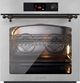 Ilve Nostalgie II 30” Stainless Steel Pyrolytic Single Electric Wall Oven with Burnished Trim-0