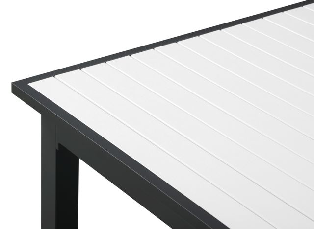 Meridian Furniture Nizuc White Polywood Outdoor Patio Extendable Dining Table-4