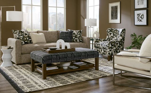 Craftmaster® Customizable CM Modern 3 Over 1 Sofa-1