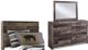 Benchcraft® Derekson 3-Piece Multi Gray Twin Panel Bed Bedroom Set-0