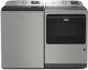 Maytag® Classic Silver Top Load Washer & Electric Dryer Laundry Pair-0