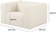 TOV Furniture Tarra Cream Fluffy Oversized Accent Chair-2