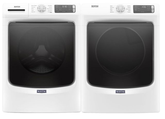 Maytag® White Front Load Laundry Pair