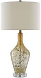 Currey & Company Habib Champagne Speckle/Eggshell Table Lamp-1