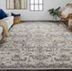 Feizy Fallon Gray and Ivory 5' x 8' Rug-4