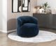 Homelegance® Ruvo Blue Swivel Chair-1