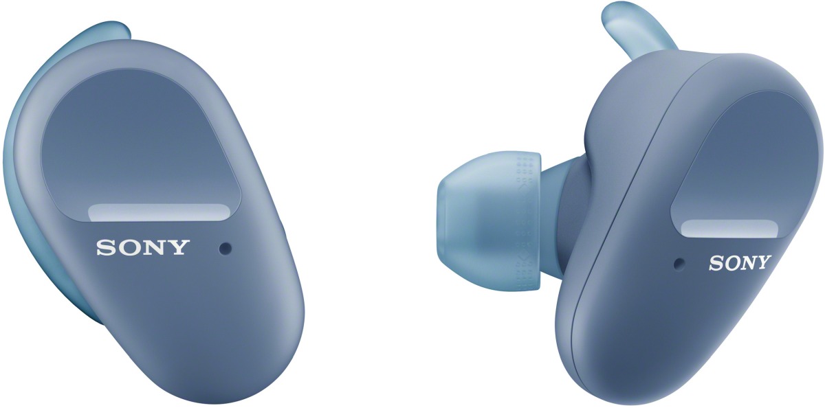 SONY WF-SP800N ブルー Sony® WF-SP800N Blue Truly Wireless In Ear Noise-Canceling