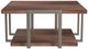 Bassett Mirror Brooke Brown Cocktail Table-1