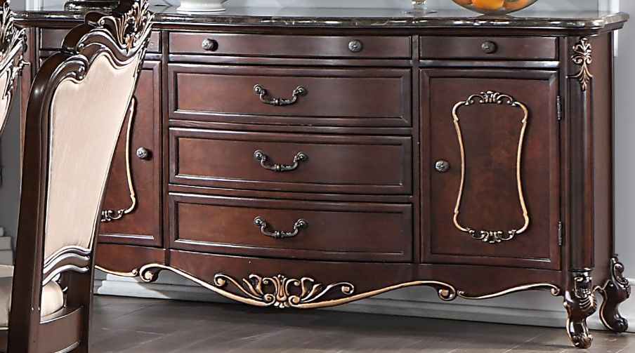 New Classic® Home Furnishings Constantine Dark Walnut Server Bob Mills Furniture 2281