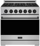 Thor Kitchen® Gordon Ramsay 36" Stainless Steel/Black Freestanding Pro Style Gas Range-0