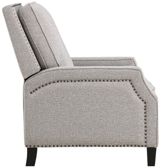 Homelegance® Berenson Coconut Manual Push Back Recliner-3