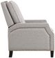 Homelegance® Berenson Coconut Manual Push Back Recliner-4