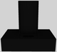 Vent-A-Hood® 36" Black Contemporary Wall Mounted Range Hood-5