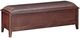 Whittier Wood® Furniture McKenzie Caffe 2-Drawer Bench-2