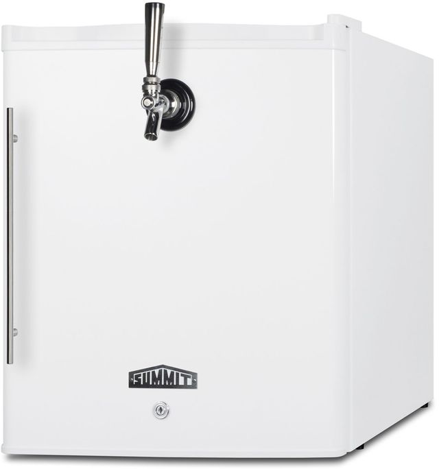 Summit® 17" 1.7 Cu. Ft. White Tabletop Coffee Kegerator-1