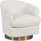 Fairfield® Customizable Tipsy Bright Brass Base Lounge Chair-0