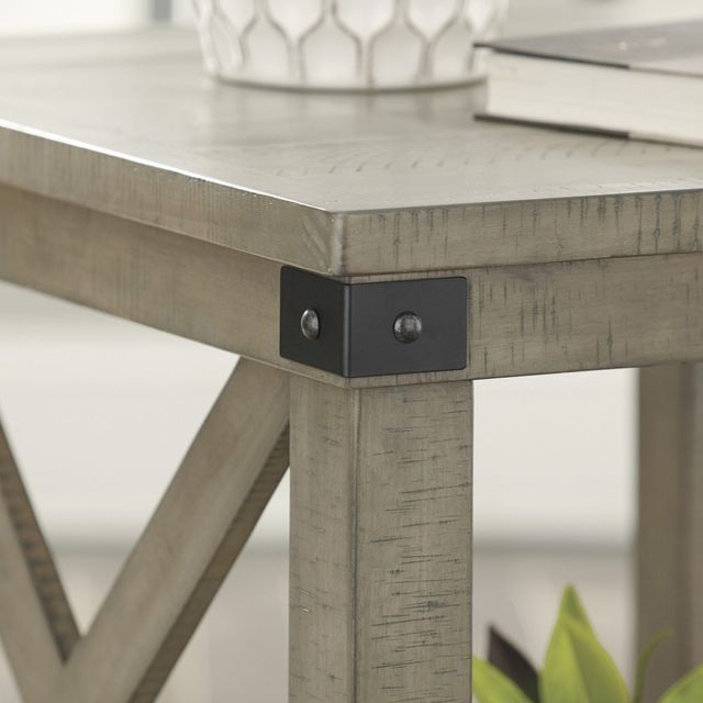 Signature Design by Ashley® Aldwin Gray End Table-3