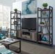 Liberty Furniture Tanners Creek Dark Pewter/Graystone Entertainment Center with Piers-0