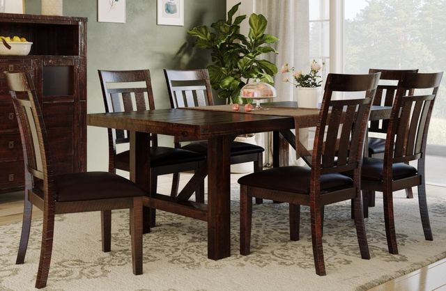 Jofran Inc. Kona Grove 7-Piece Brown Dining Table Set