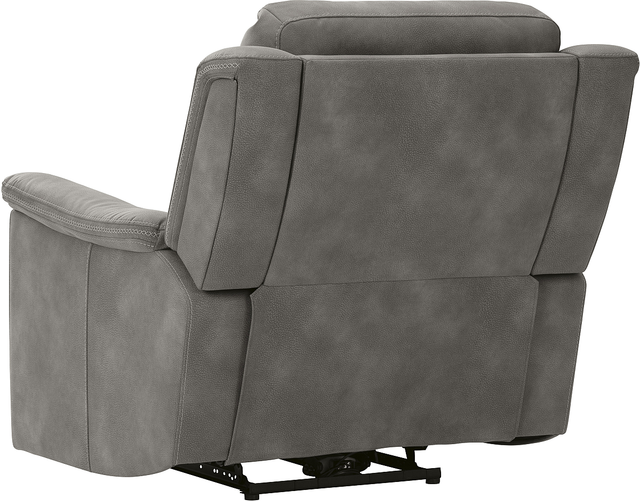 Signature Design by Ashley® Next-Gen DuraPella Slate Power Recliner With Adjustable Headrest-2