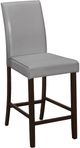 Monarch Specialties Inc. 2-Piece Grey Counter Height Side Chair Set-0